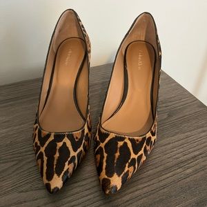 Calvin Klein haircalf leopard heels